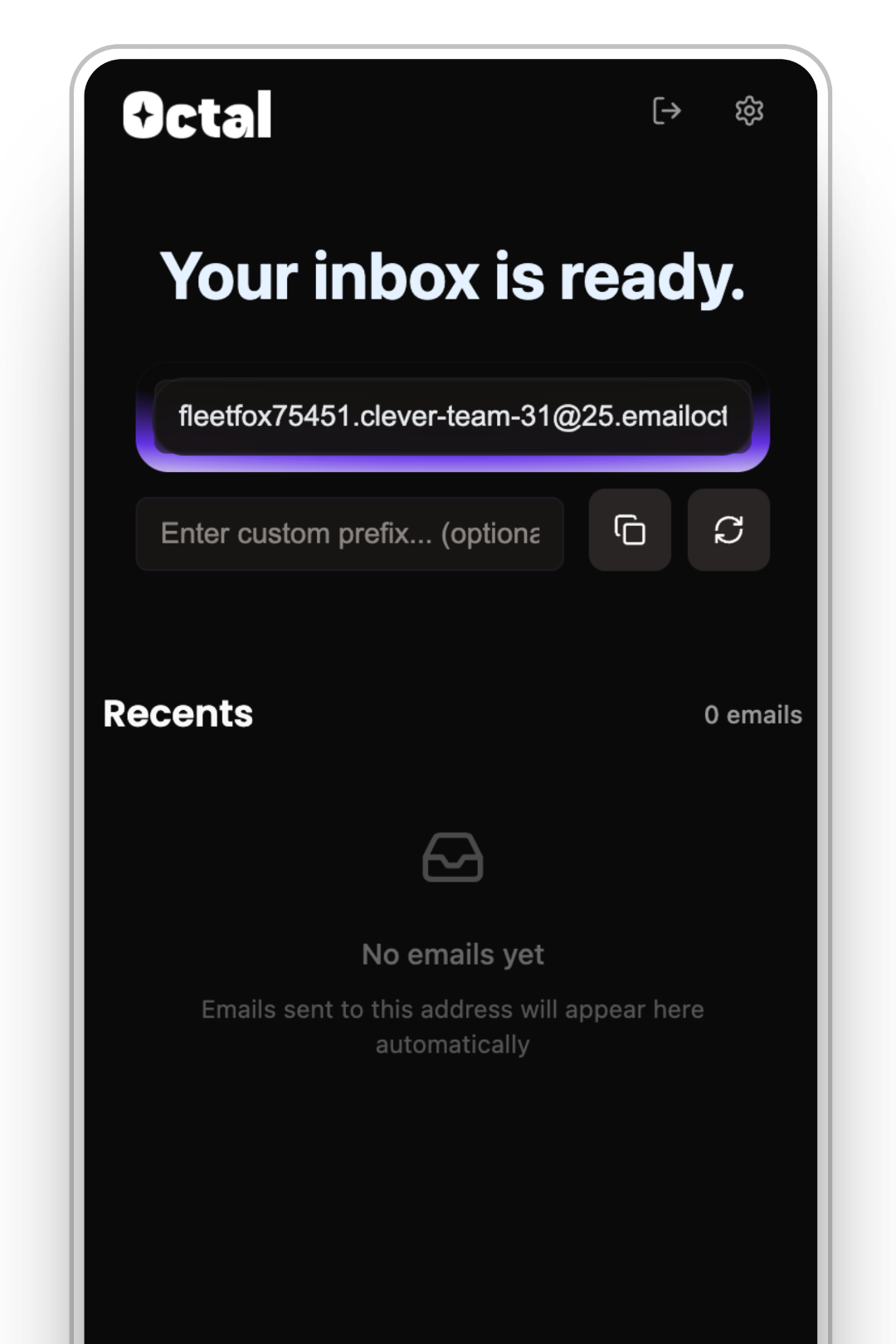 Chrome extension screenshot